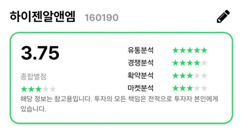 피너츠 공모주 어플리케이션 화면 캡처.